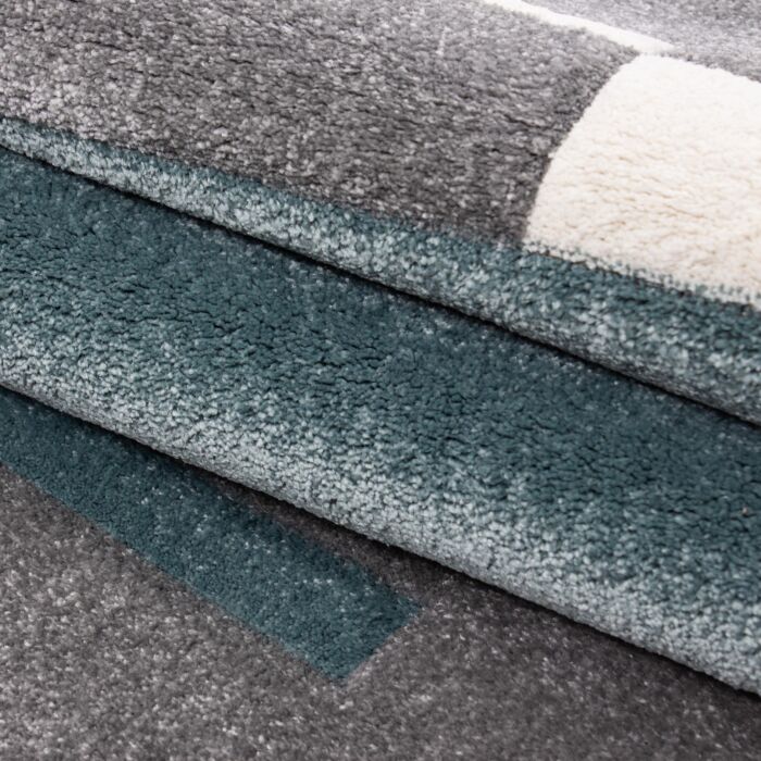Hawaii Striscia tappeto pelo corto rettangolo 120x170cm blu
