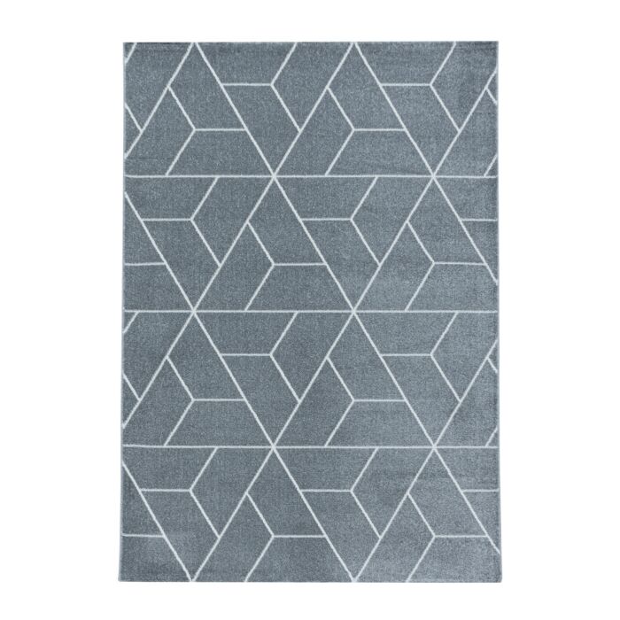 Efor Korz tappeto pelo corto rettangolo 120x170cm grigio