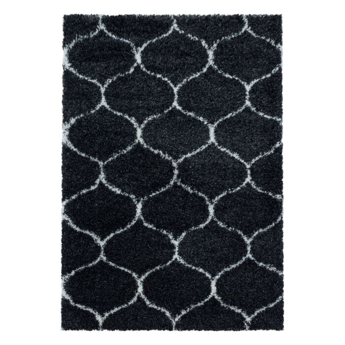 Salsa Shaggy tappeto pelo lungo rettangolo 160x230cm antracite
