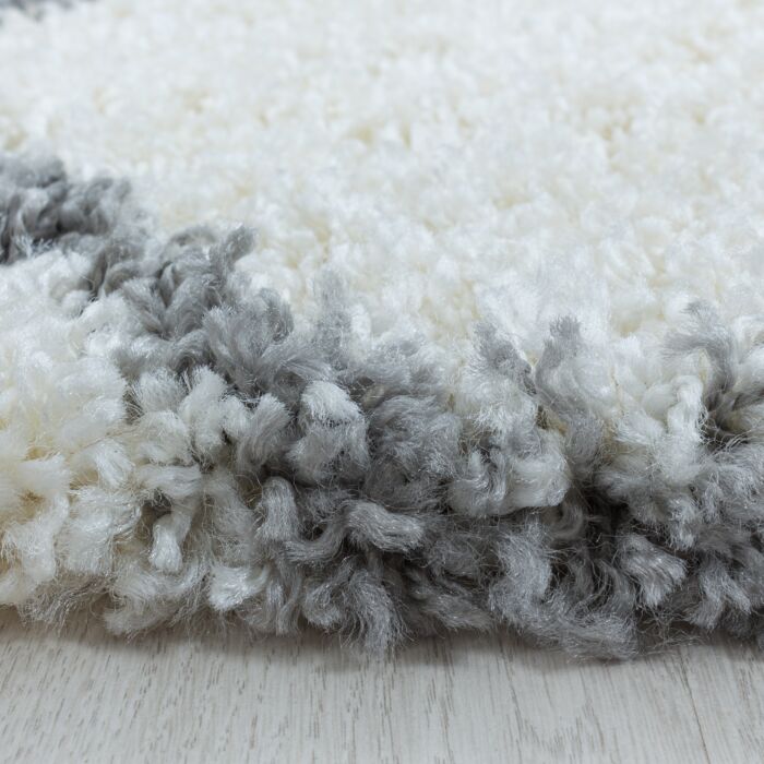 Salsa Shaggy tappeto pelo lungo rettangolo 160x230cm crema