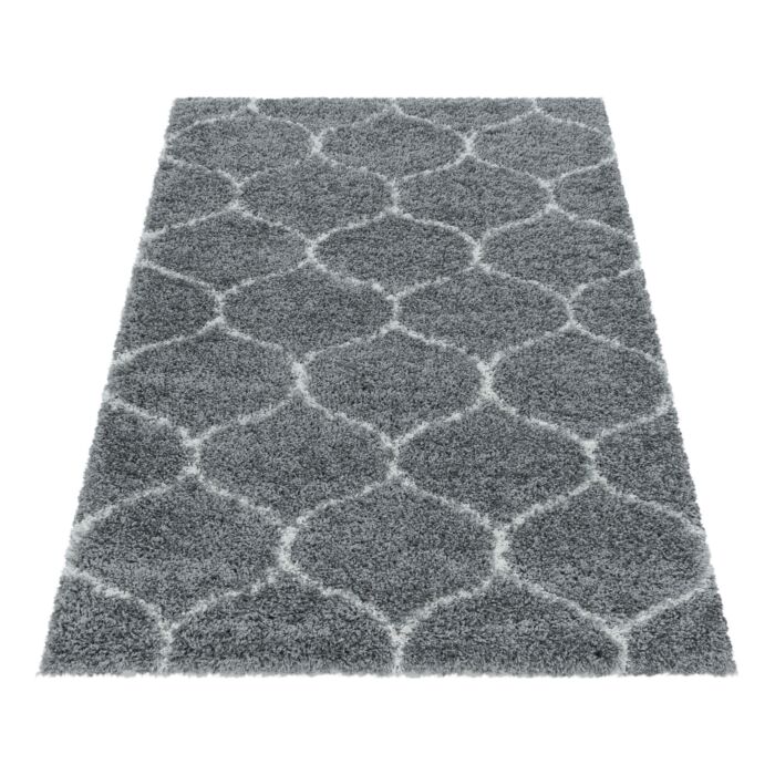 Salsa Shaggy tappeto pelo lungo rettangolo 200x290cm grigio