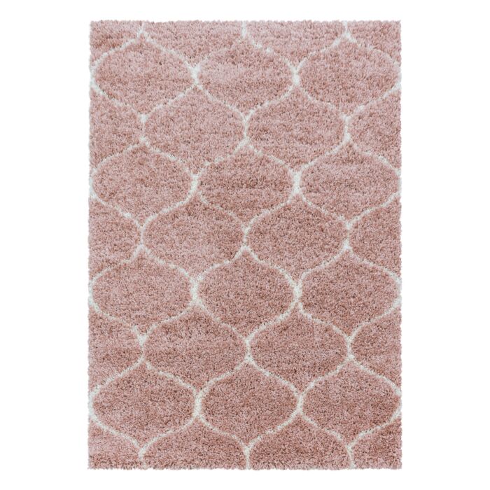 Salsa Shaggy tappeto pelo lungo rettangolo 60x110cm fucsia