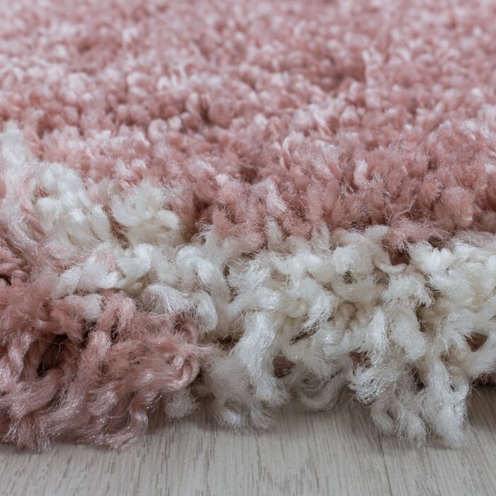 Salsa Shaggy tappeto pelo lungo rettangolo 60x110cm fucsia