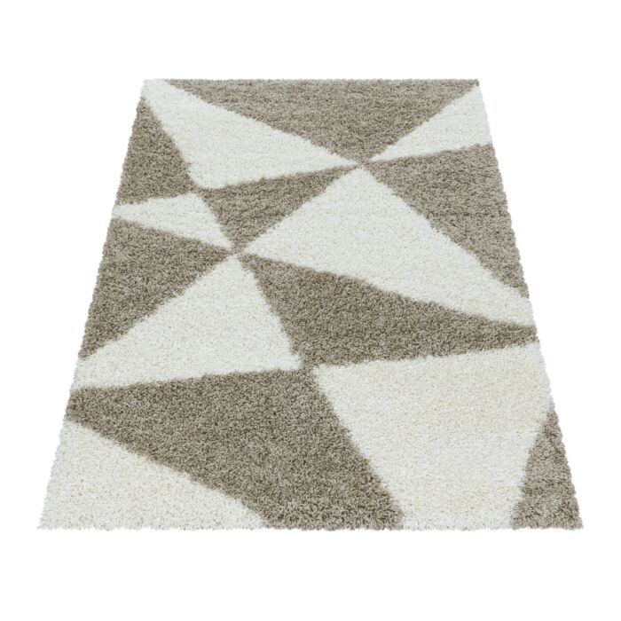 Tango Shaggy tappeto pelo lungo rettangolo 200x290cm beige