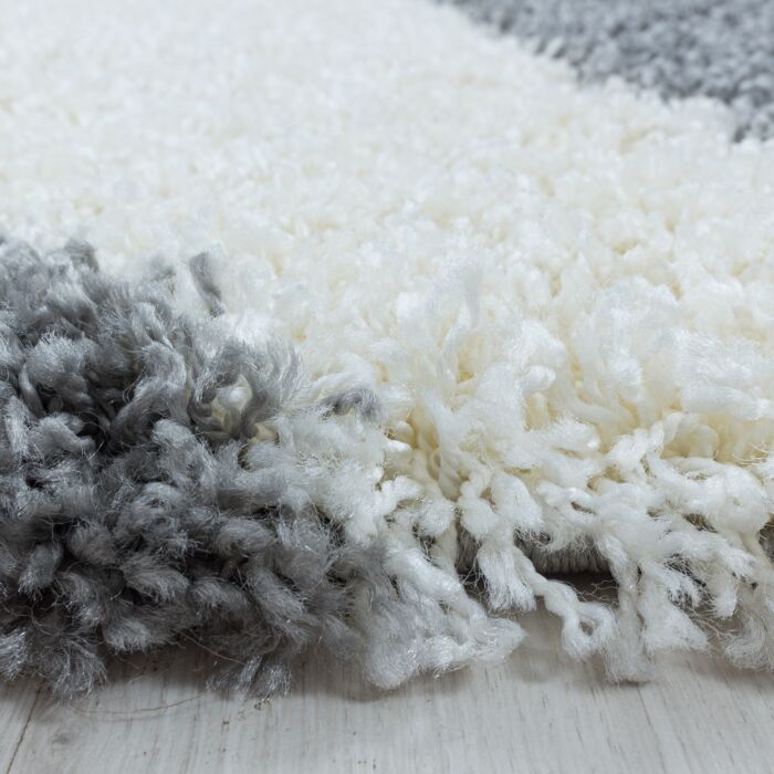 Tango Shaggy tappeto pelo lungo rettangolo 80x150cm grigio