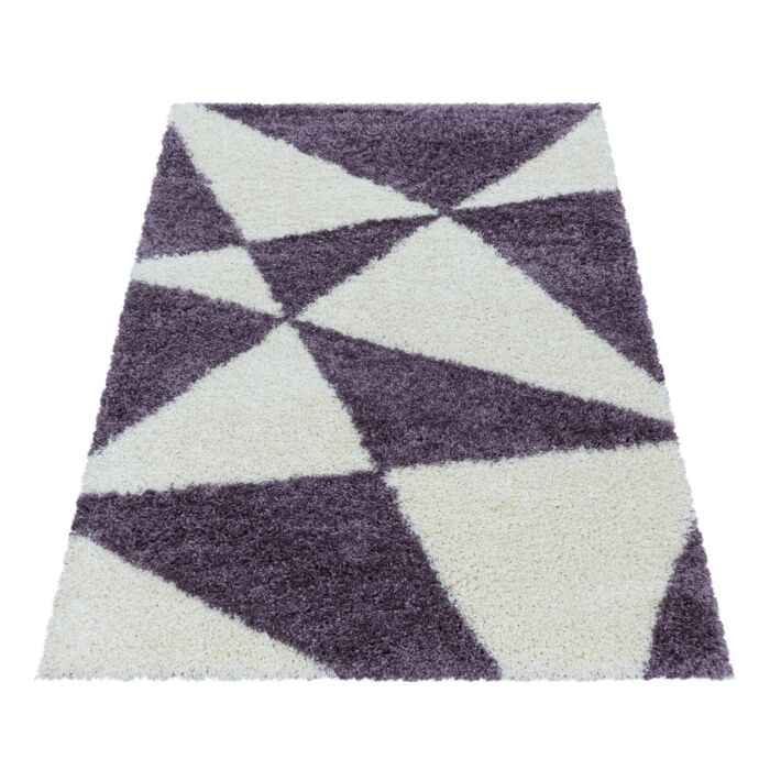 Tango Shaggy tappeto pelo lungo rettangolo 80x150cm lila