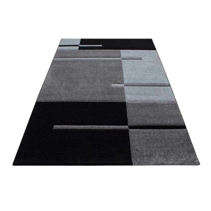 Hawaii Striscia tappeto pelo corto rettangolo 160x230cm grigio