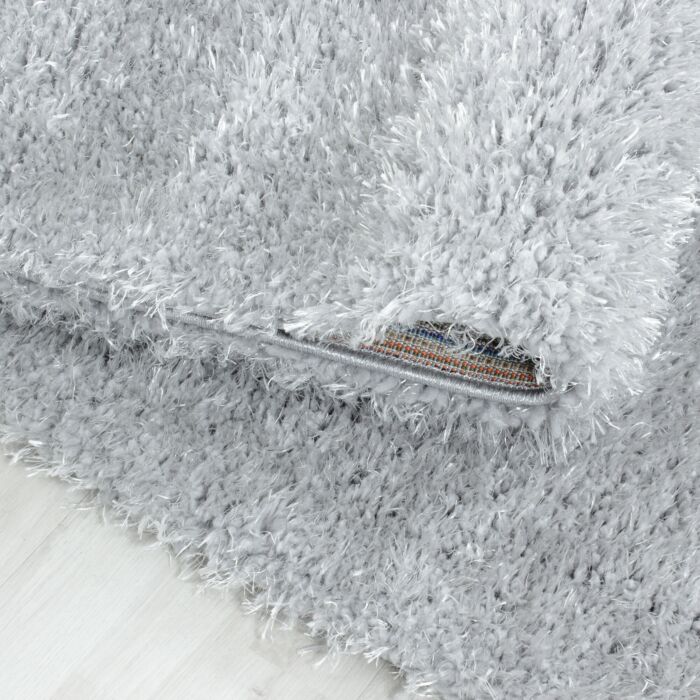 Brilliant Shaggy tappeto pelo lungo rettangolo 140x200cm argento