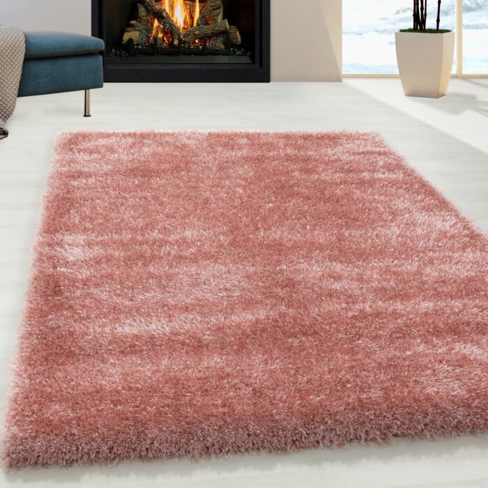 Brilliant Shaggy tappeto pelo lungo rettangolo 200x290cm fucsia