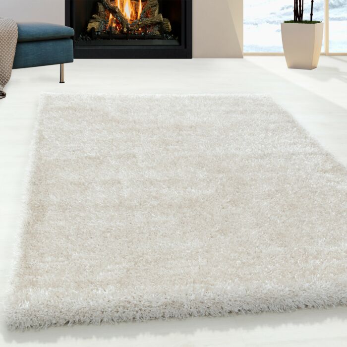 Brilliant Shaggy tappeto pelo lungo rettangolo 200x290cm naturale