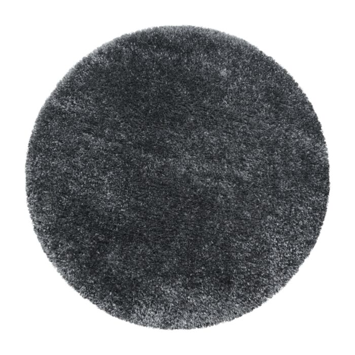 Brilliant Shaggy tappeto pelo lungo rotonda Ø 120cm grigio
