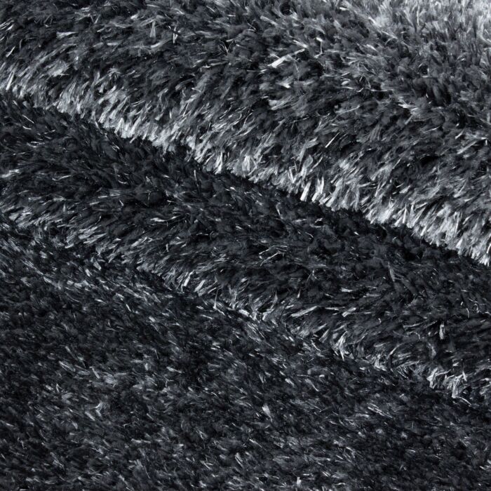 Brilliant Shaggy tappeto pelo lungo rotonda Ø 120cm grigio