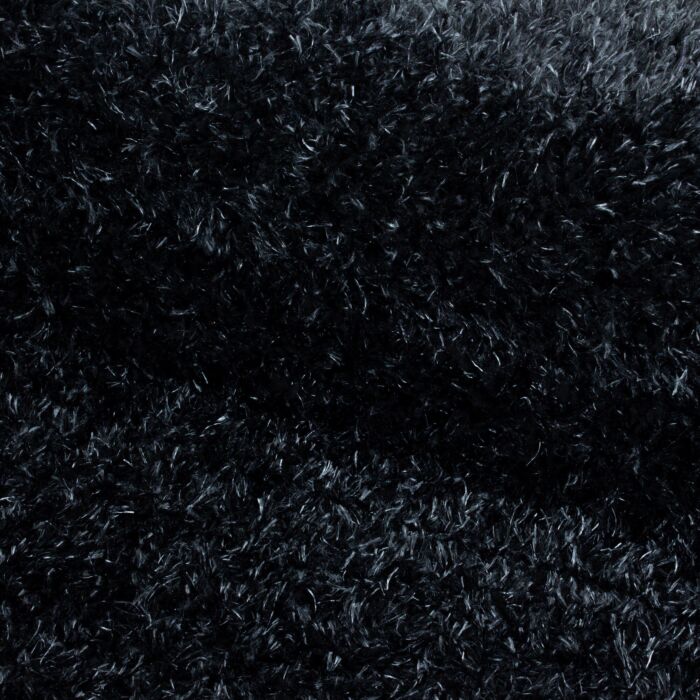 Brilliant Shaggy tappeto pelo lungo rettangolo 140x200cm nero