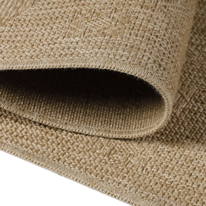 Dhaka Baita tappeto esterno rettangolo 140x200cm juta beige