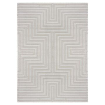 Sahara Veyra tappeto pelo corto rettangolo 120x170cm argento