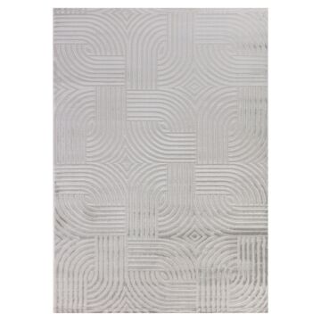 Sahara Lirix tappeto pelo corto rettangolo 160x230cm argento