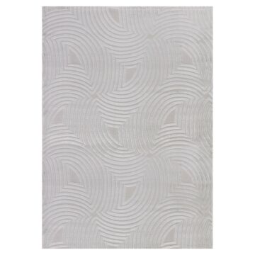Sahara Nevra tappeto pelo corto rettangolo 160x230cm argento