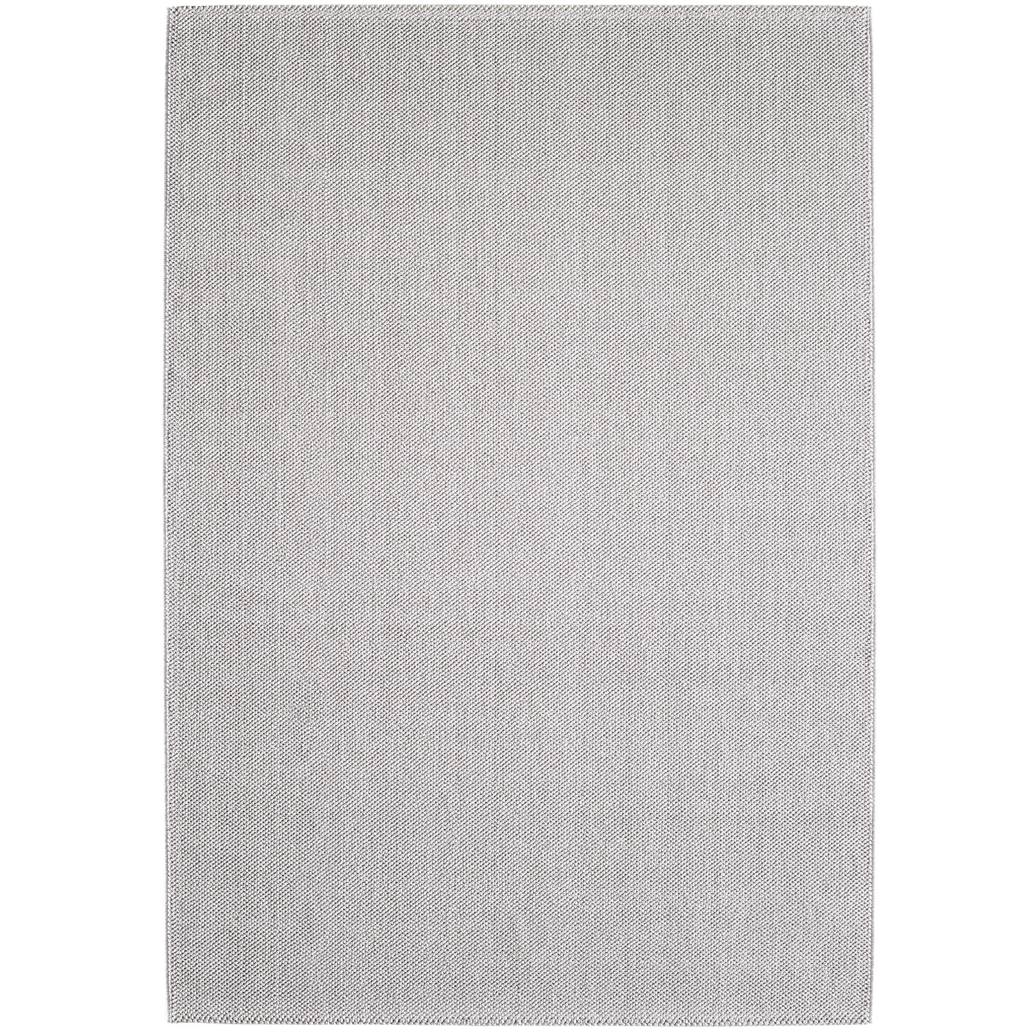 Loom tappeto pelo corto rotonda Ø 120cm argento