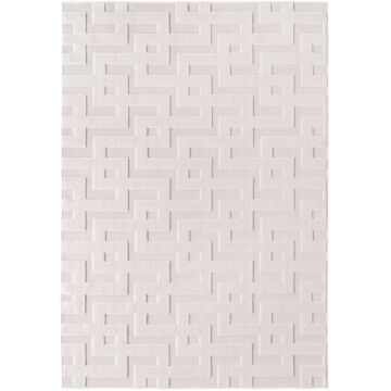 Doha Zelix tappeto pelo corto rettangolo 280x370cm crema