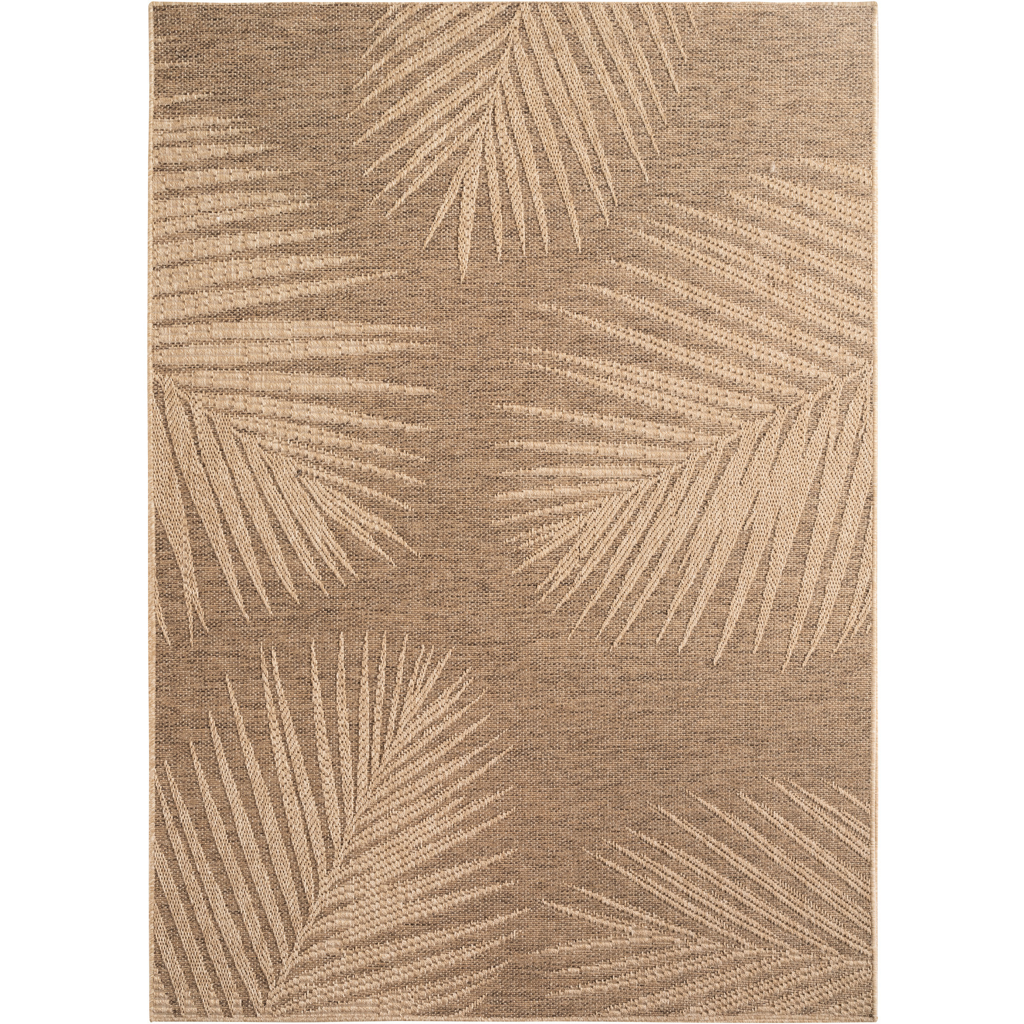 Timber Lea tappeto esterno tessuto piatto rettangolo 120x170cm marrone