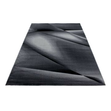 Miami Hios tappeto pelo corto rettangolo 120x170cm nero