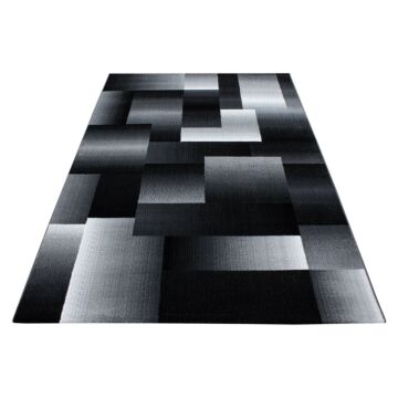 Miami Jawa tappeto pelo corto rettangolo 120x170cm nero