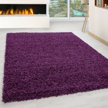 Life Shaggy tappeto pelo lungo rettangolo 200x290cm lila
