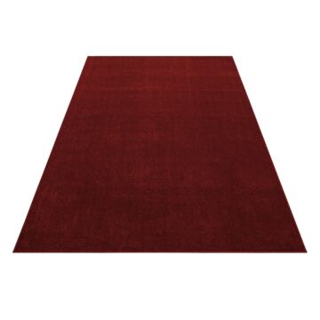 Ata tappeto pelo corto rettangolo 120x170cm rosso