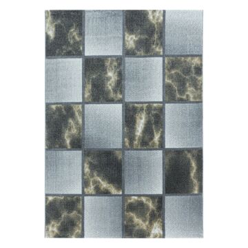 Ottawa Blocco tappeto pelo corto rettangolo 80x150cm giallo