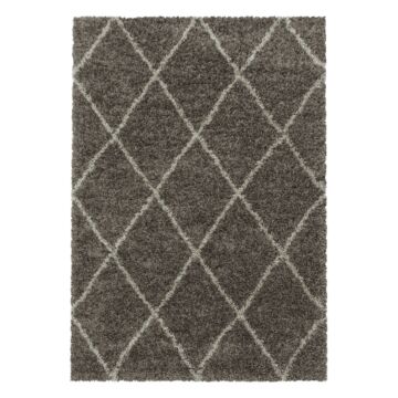 Alvor Shaggy tappeto pelo lungo rettangolo 200x290cm taupe