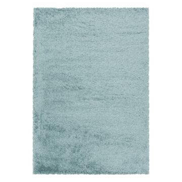 Fluffy Shaggy tappeto pelo lungo rettangolo 60x110cm blu