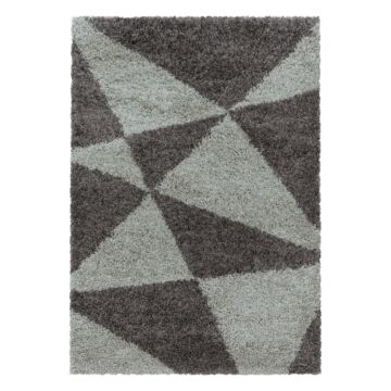 Tango Shaggy tappeto pelo lungo rettangolo 200x290cm taupe