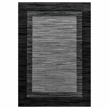 Base Care tappeto pelo corto rettangolo 140x200cm nero