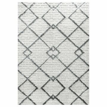 Pisa Trian tappeto pelo lungo rettangolo 60x110cm crema