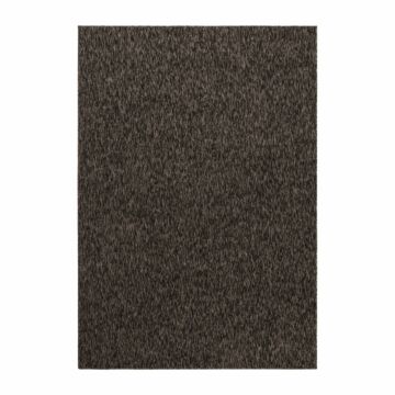 Nizza tappeto pelo corto runner 80x250cm marrone