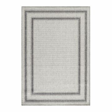 Aruba Meydan tappeto esterni tessuto piatto rettangolo 60x100cm juta crema
