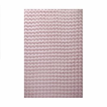 Ambiance 3D tappeto soffice pelo corto runner 80x150cm rosa