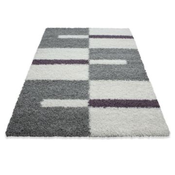 Gala Shaggy tappeto pelo lungo rettangolo 60x110cm lila