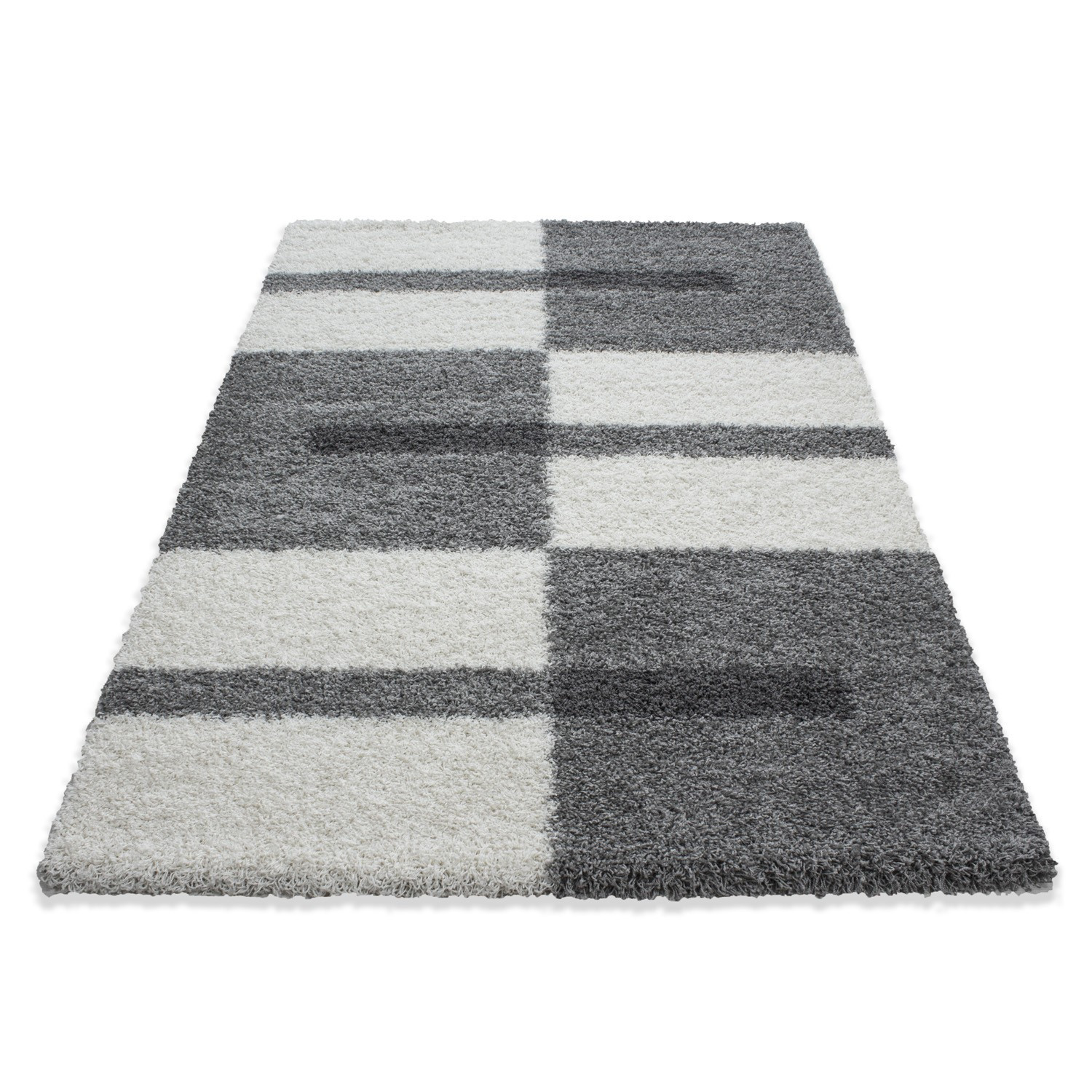 Gala Shaggy tappeto pelo lungo rettangolo 160x230cm grigio chiaro