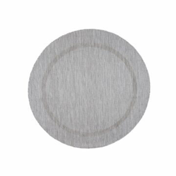 Relax Tranqua tappeto esterno rotonda Ø 200cm argento
