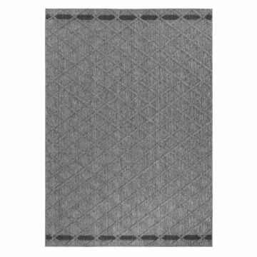 Patara Petek tappeto esterno pelo corto runner 80x250cm grigio